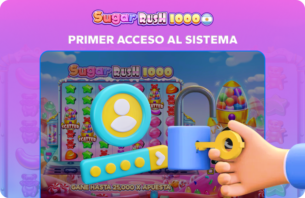 Una vez confirmada la cuenta, el usuario podrá iniciar sesión y empezar a jugar a Sugar Rush con dinero real