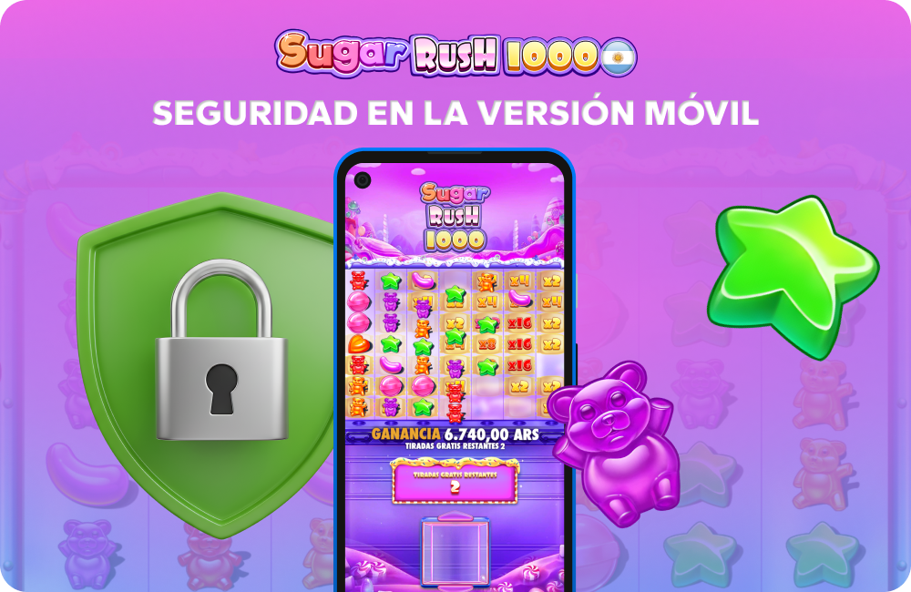 El juego para celular Sugar Rush es seguro cuando se juega en casinos con licencia